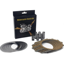 Motorcycle clutch friction plate set